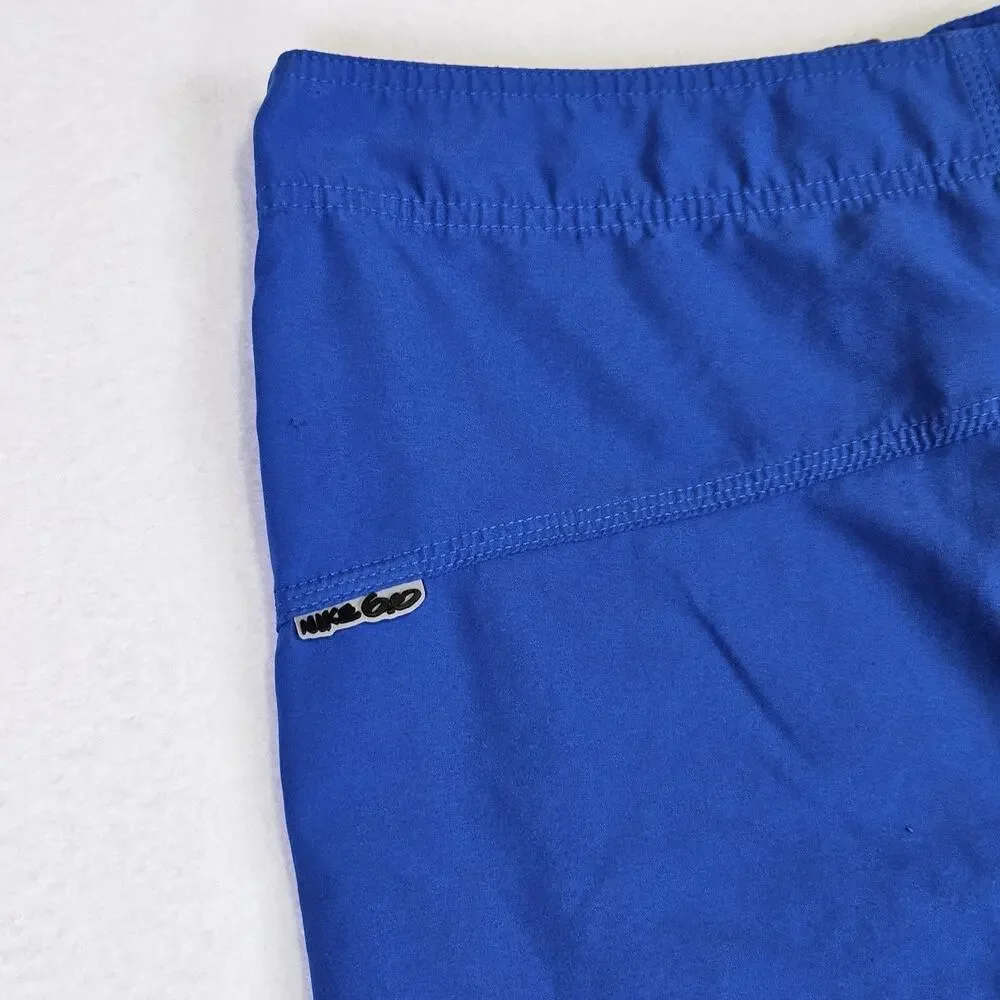 Y2K Nike Mens M 6.0 Hybrid Board Shorts Size 32 Blue 387365 Surfing Cargo 10